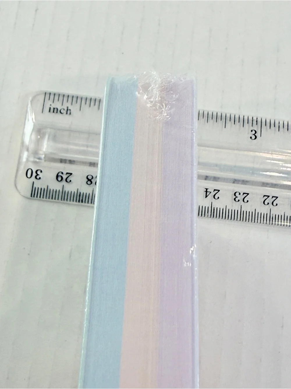 🆕 Ombre 3x5 Index Cards on Rings 99 Count Pastel Blue Pink White Flash Cards